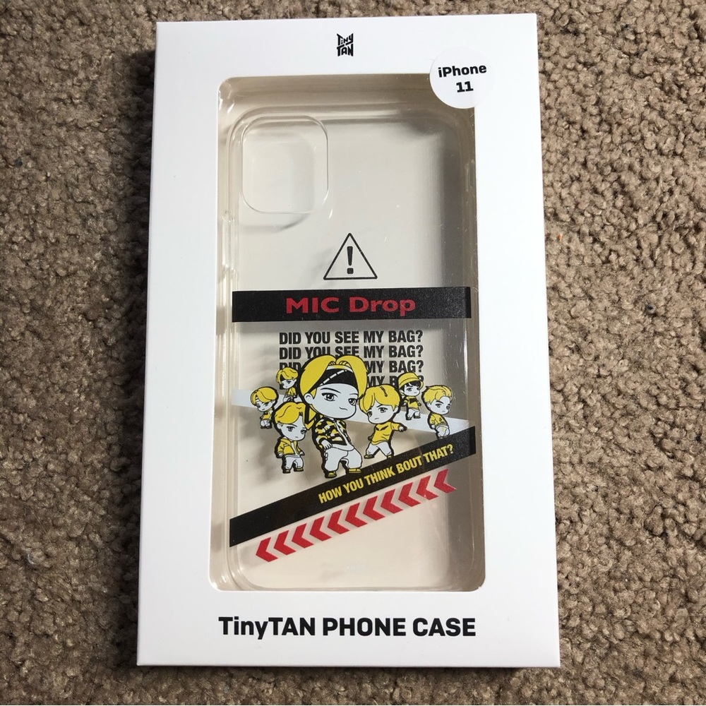BTS TinyTan OT7 Mic Drop official phone case
